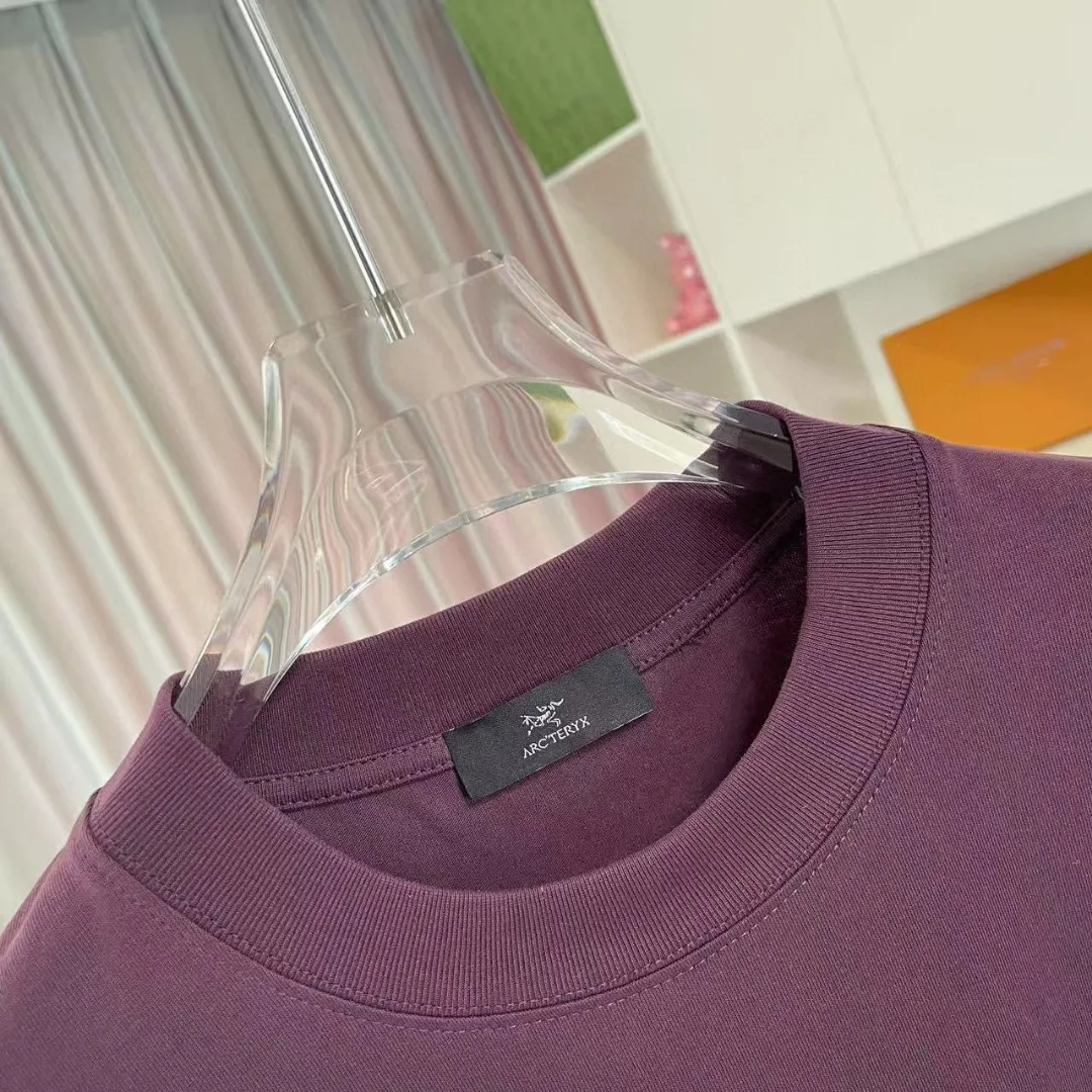 ARC'TERYX* 2025 New Arrival logo t g Same Style Size：S M L XL XXL ：Black White Purple Gray
